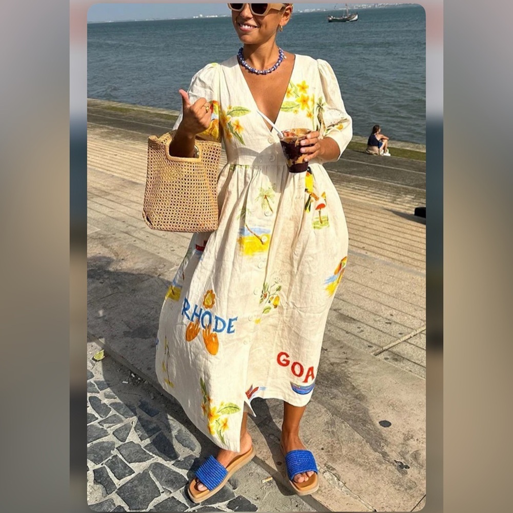 Farm Rio Like Resort Dress​ - Picture 5 of 5